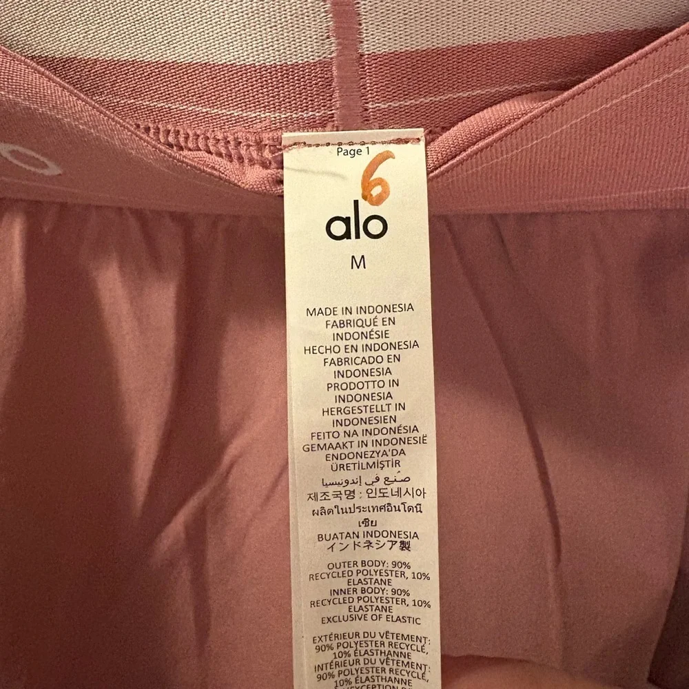ALO Yoga Match Point Tennis Skirt Medium Limited: Pink Wild Rose NWT - Picture 6 of 7